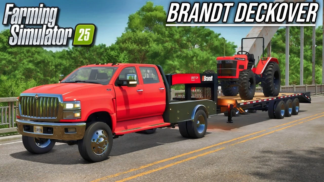 Brandt 1124 Deckover Trailer v1.0 for FS25