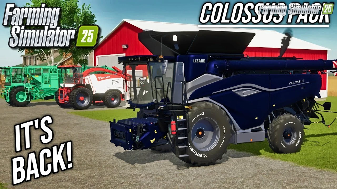 Lizard Colossus Harvesters Pack v1.0 for FS25