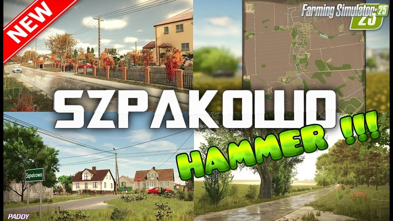 Szpakowo Map v1.0 for FS25