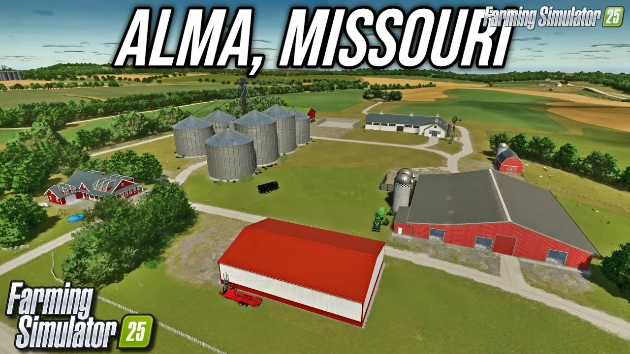 Alma, Missouri Map v1.0 for FS25