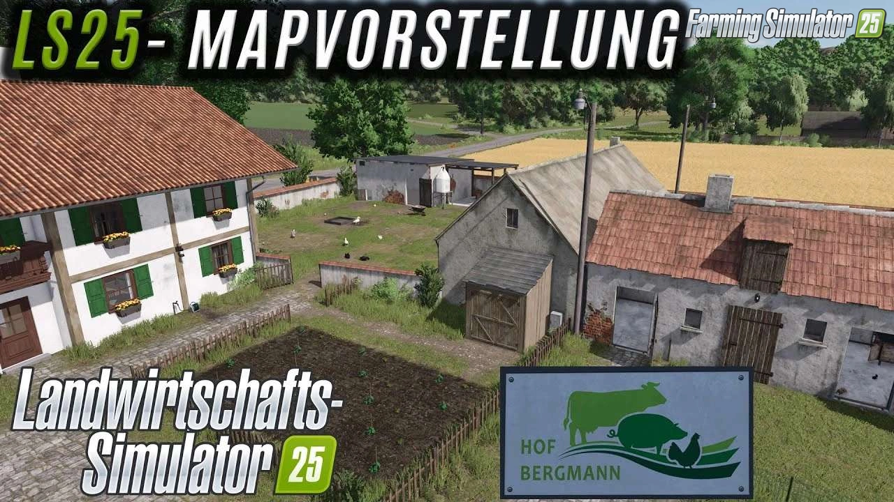 Hof Bergmann Map v1.1 for FS25