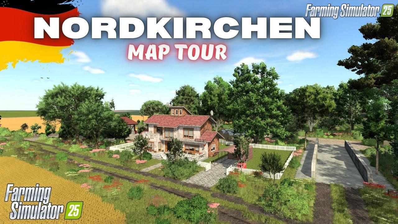 Nordkirchen Map v1.0 for FS25