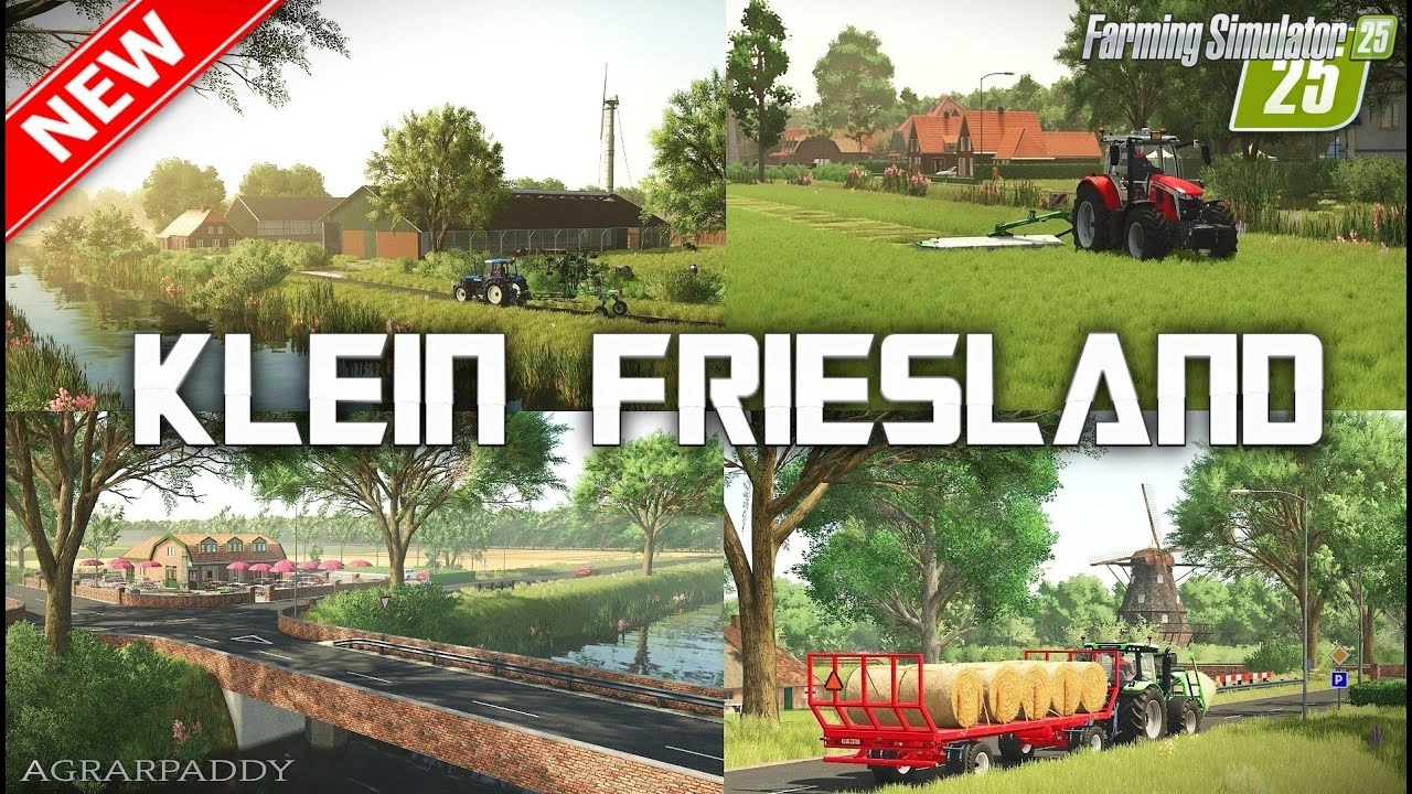 Klein Friesland Map v1.0 for FS25