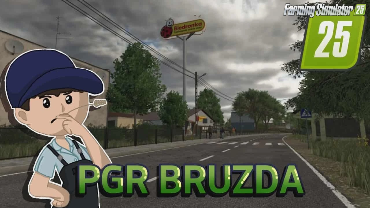 PGR Bruzda Map v1.2.2.2 for FS25