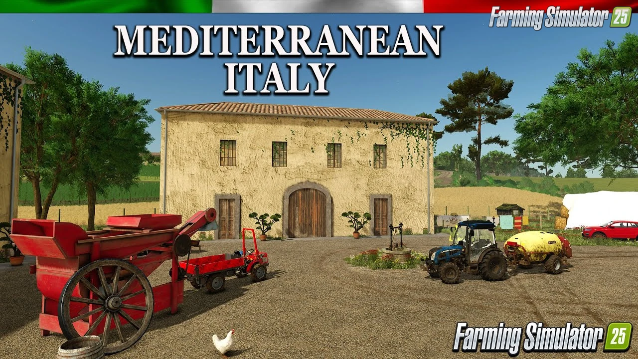Mediterranean Italy Map v1.0.0.1 for FS25