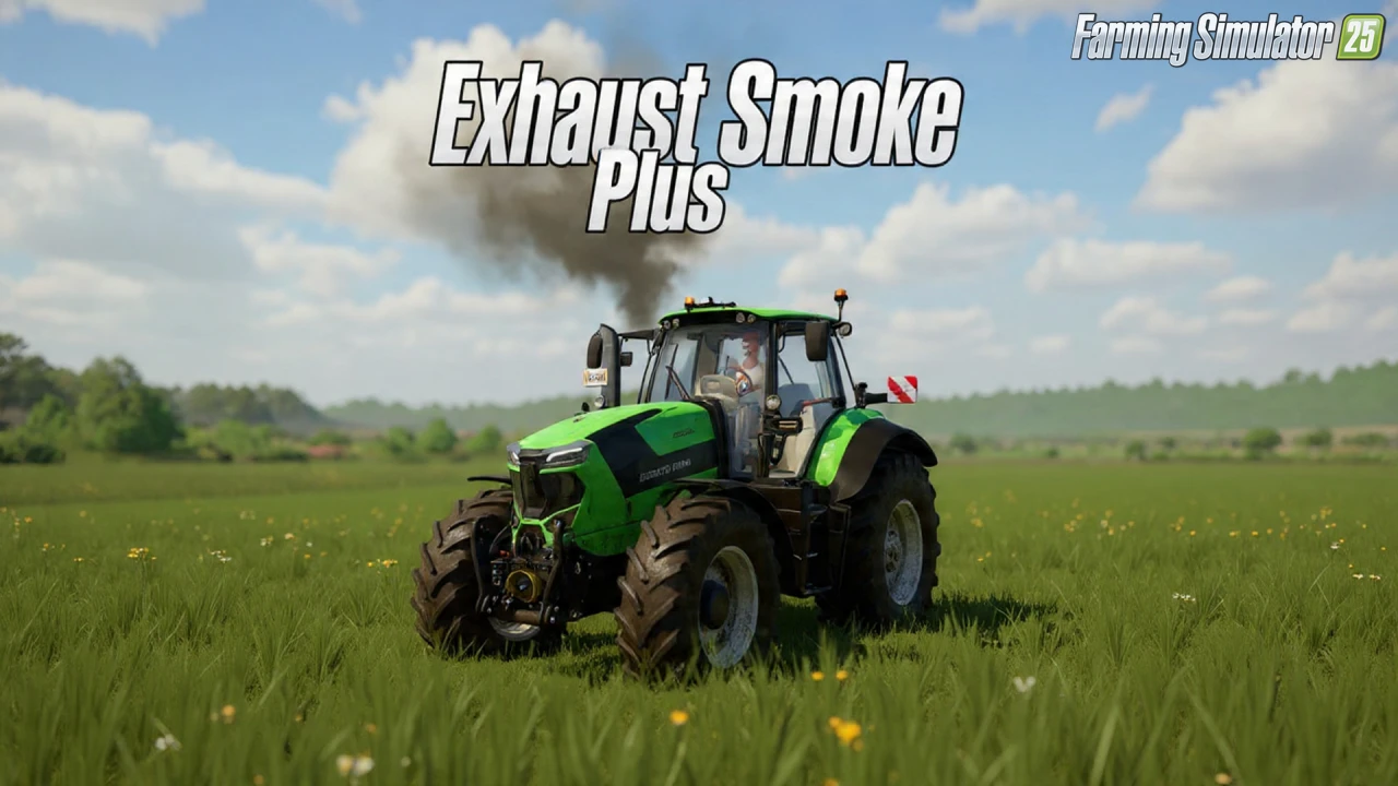 Exhaust Smoke Plus v1.0.4 for FS25