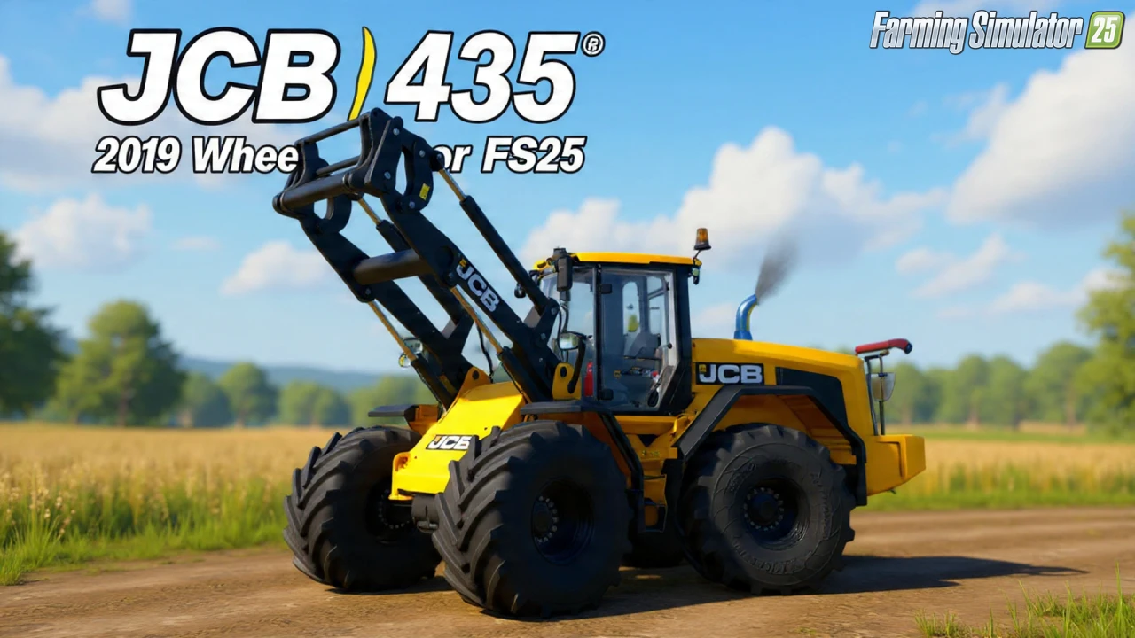 Jcb 435S 2019 Wheel Loader v1.0.0.2 for FS25