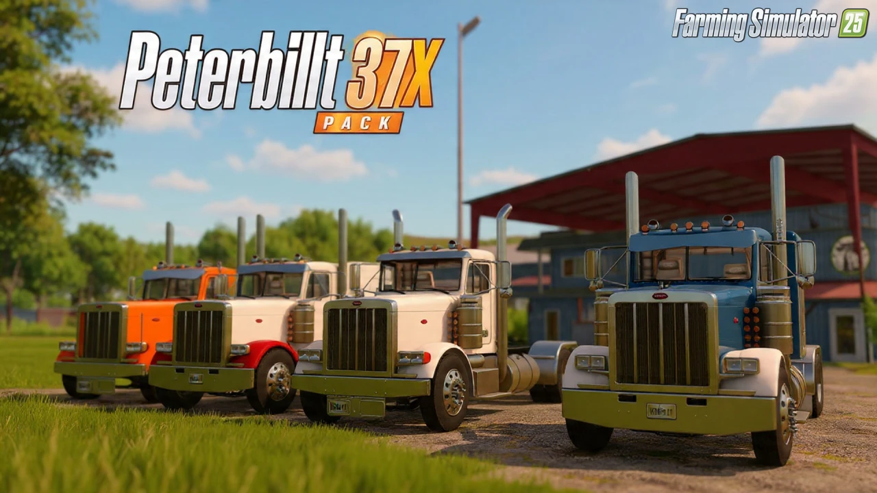 Peterbilt 37X Pack v1.0 for FS25