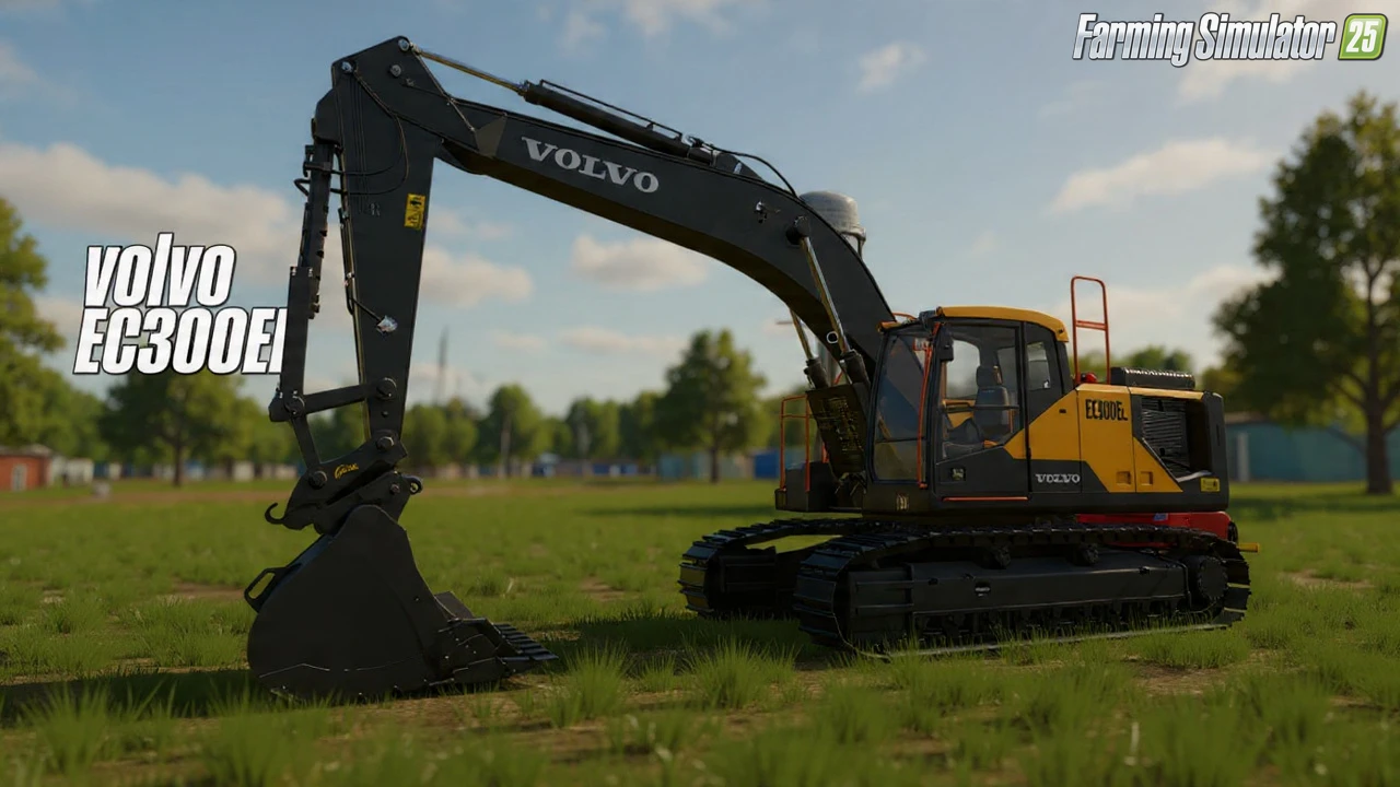 Volvo EC300EL Crawler Excavator v1.4 for FS25