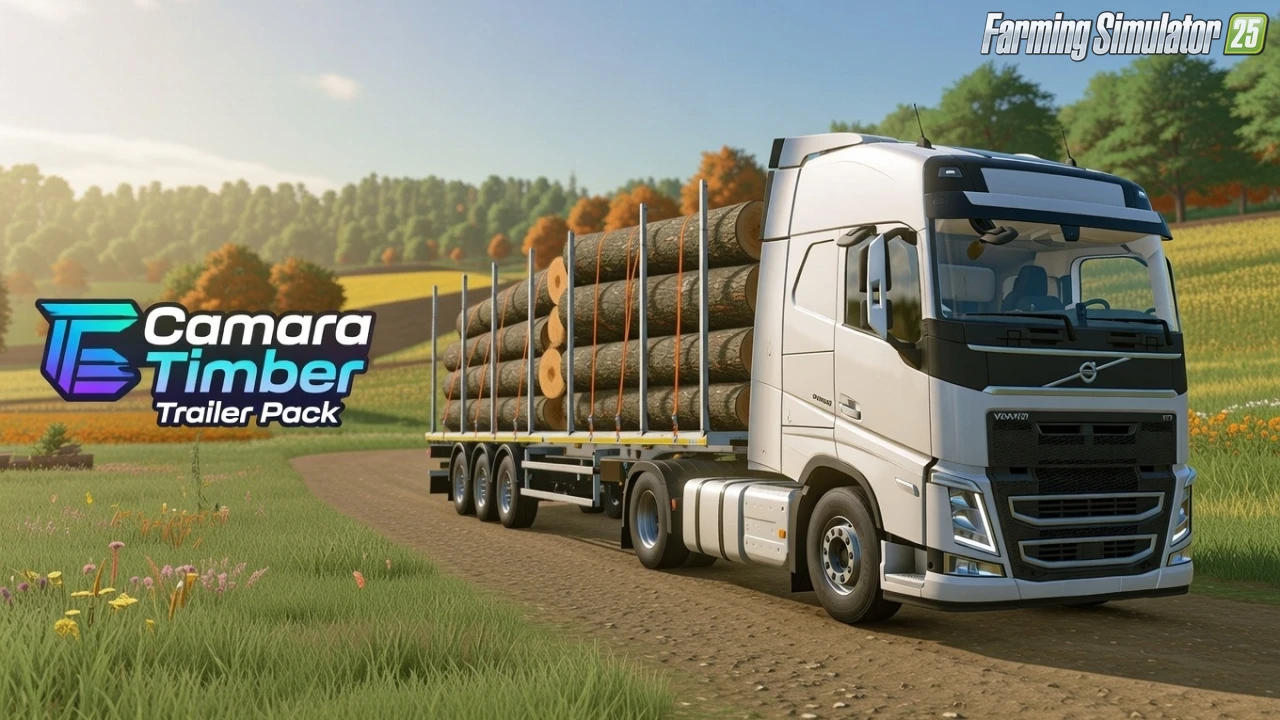 Camara Timber Trailer Pack v1.0.0.1 for FS25