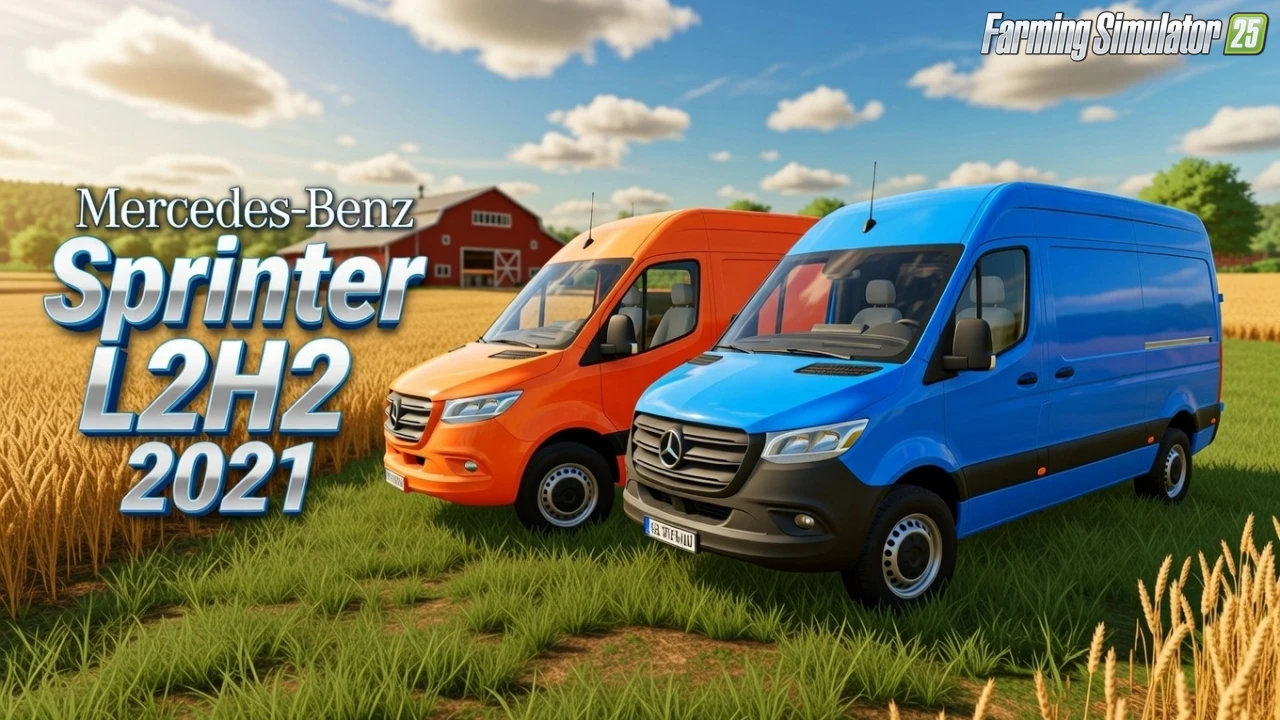 Mercedes-Benz Sprinter L2H2 2021 v1.0.0.2 for FS25