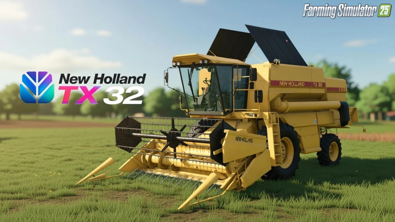New Holland TX 32 Harvester v2.0 for FS25