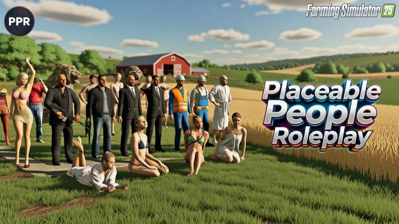 Placeable People Roleplay v3.0 for FS25
