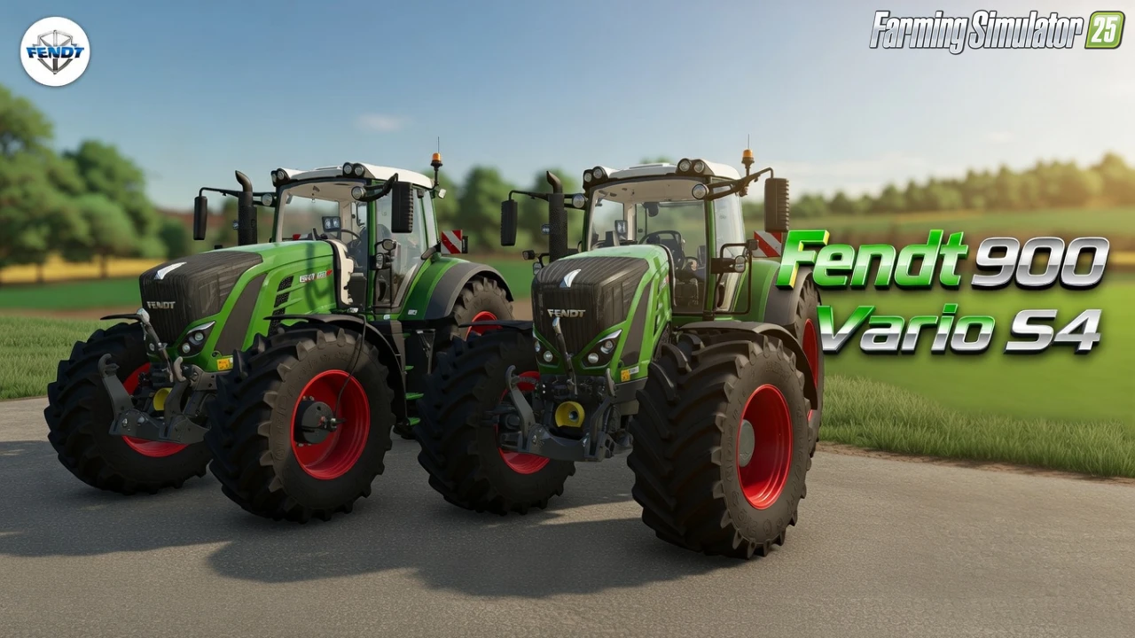 Fendt 900 Vario S4 Tractor v1.1 for FS25