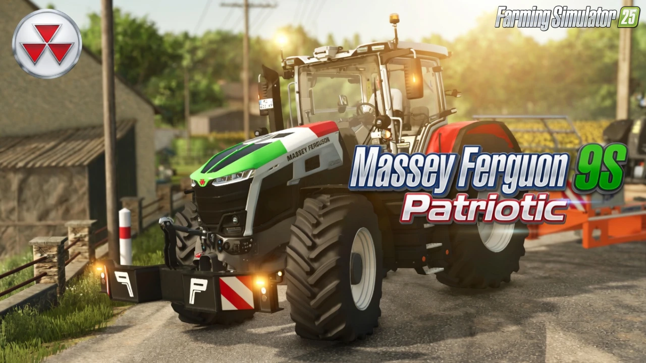 Massey Ferguson 9S Patriotic v1.0 for FS25